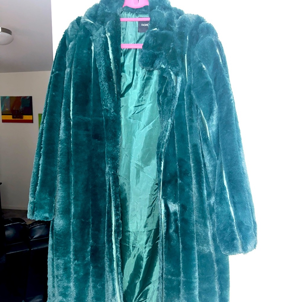 Green Fur Coat